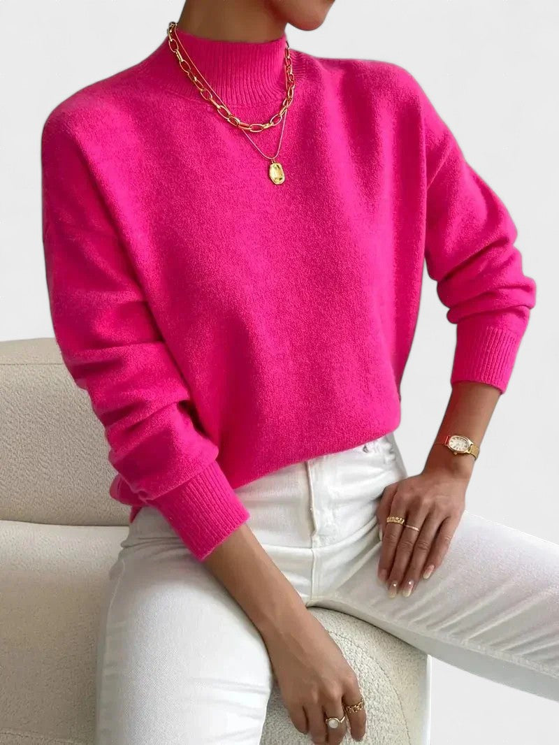 Petra™ | Jersey elegante de cuello alto
