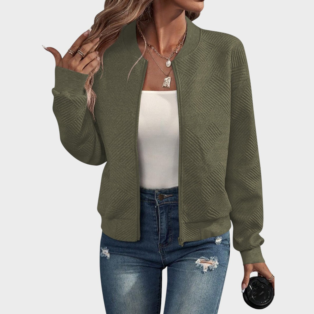 Dora™ | Chaqueta Bomber con Cremallera