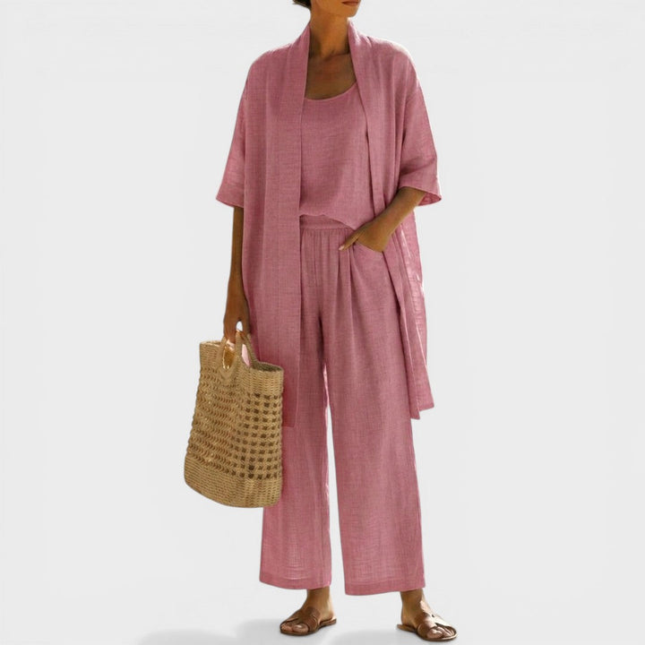 Isabela™ | Conjunto de lino elegante