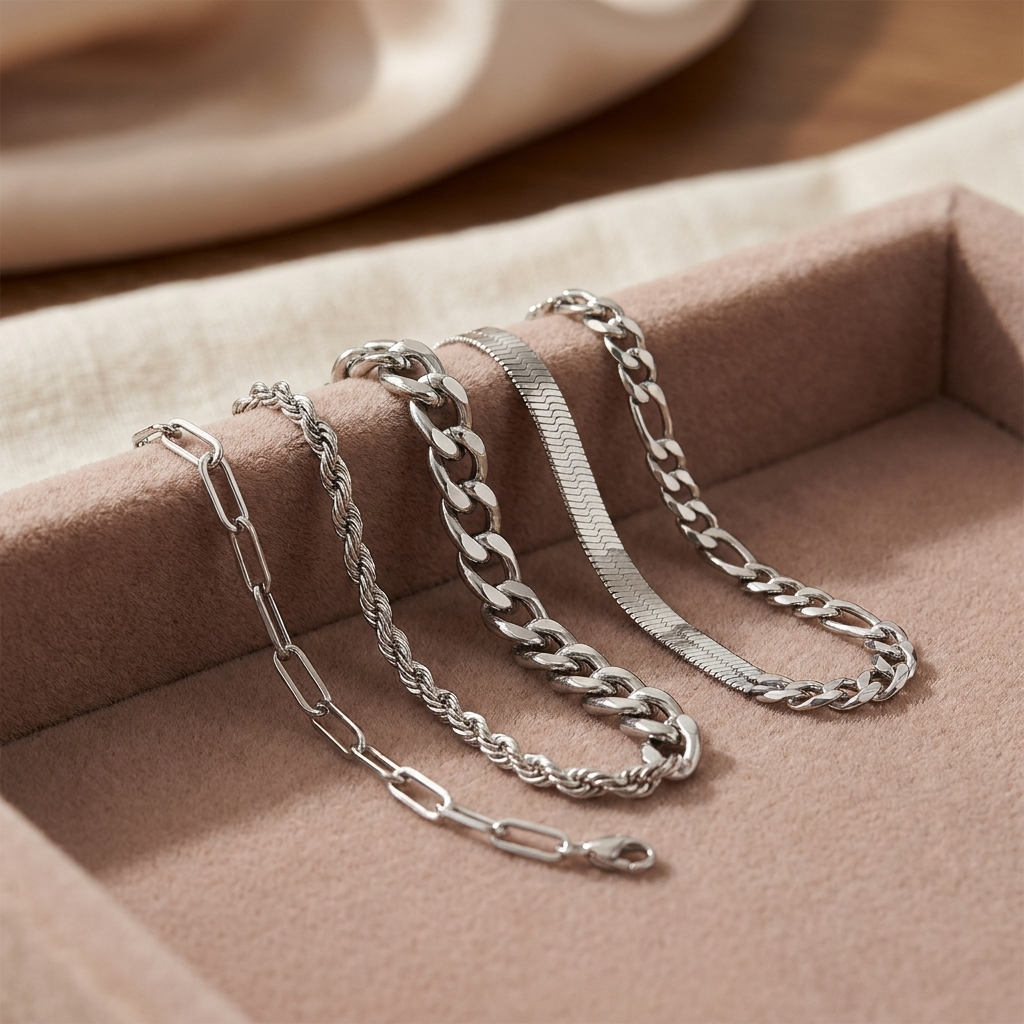 Conjunto de pulseras de 5 piezas en oro