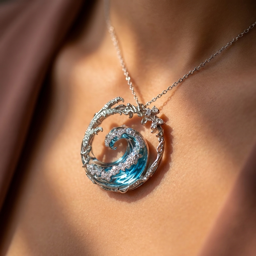 Collar con colgante “Promesa del Océano”