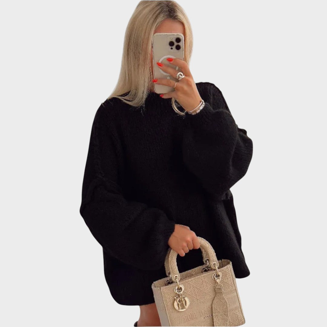 Carly™ | Suéter de Punto Oversized con Mangas Globo