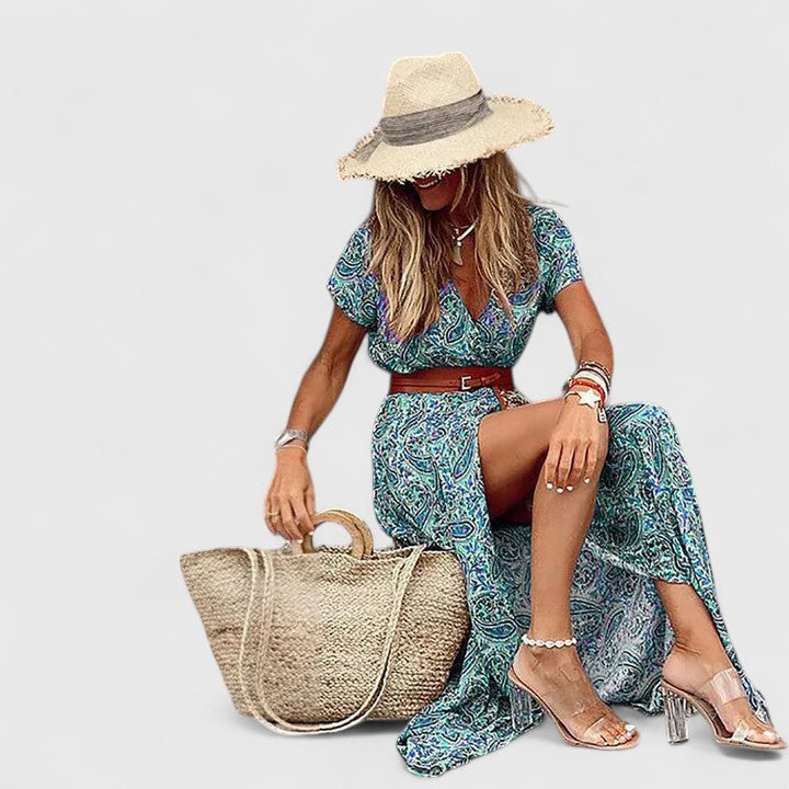 Caroline | Elegante Vestido Maxi Boho