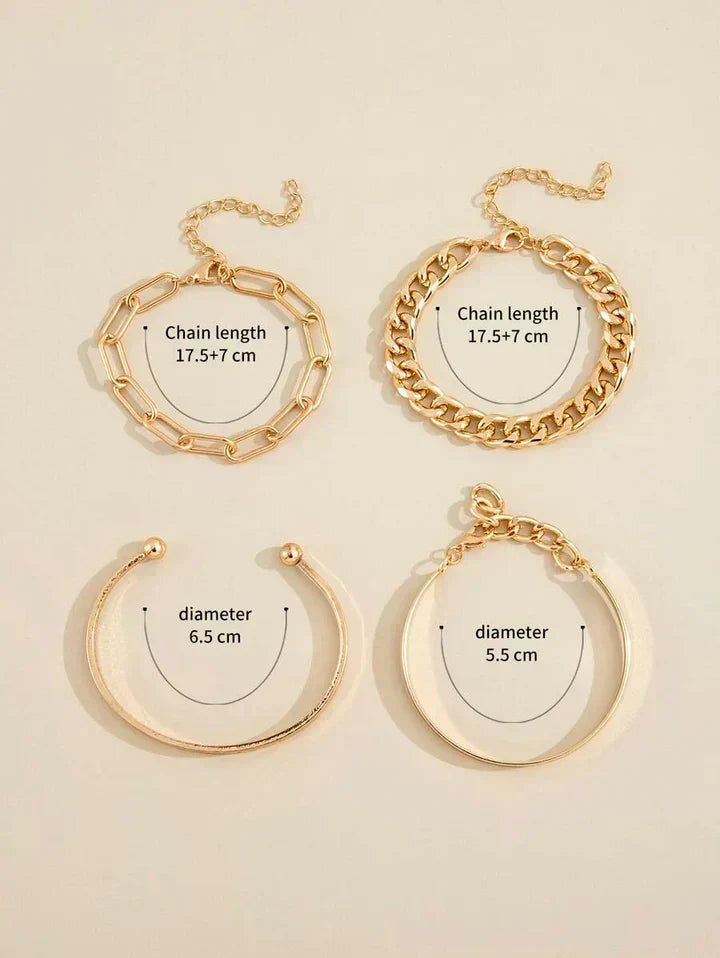 Pulsera Élan Mercer en Oro Blanco