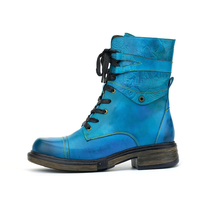 Jara — Botines con Cremallera y Cordones