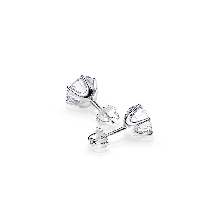 Pendientes Chic de Oro Blanco Tera