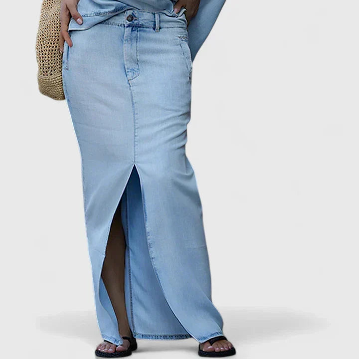 Isabelle | Elegante Conjunto de Falda Maxi