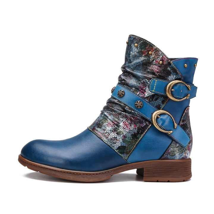 Alma — Zapatos Planos con Hebilla Retro
