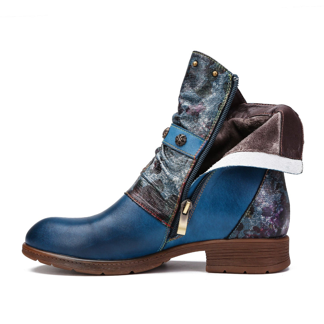 Alma — Zapatos Planos con Hebilla Retro