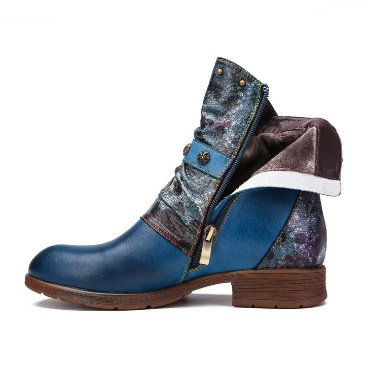 Alma — Zapatos Planos con Hebilla Retro