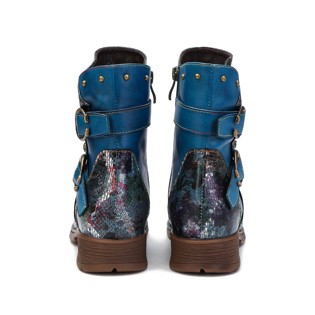 Alma — Zapatos Planos con Hebilla Retro