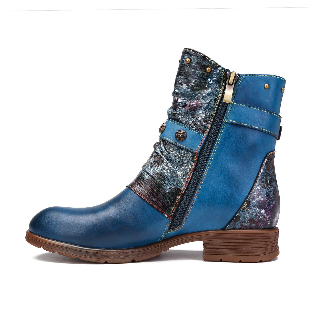 Alma — Zapatos Planos con Hebilla Retro