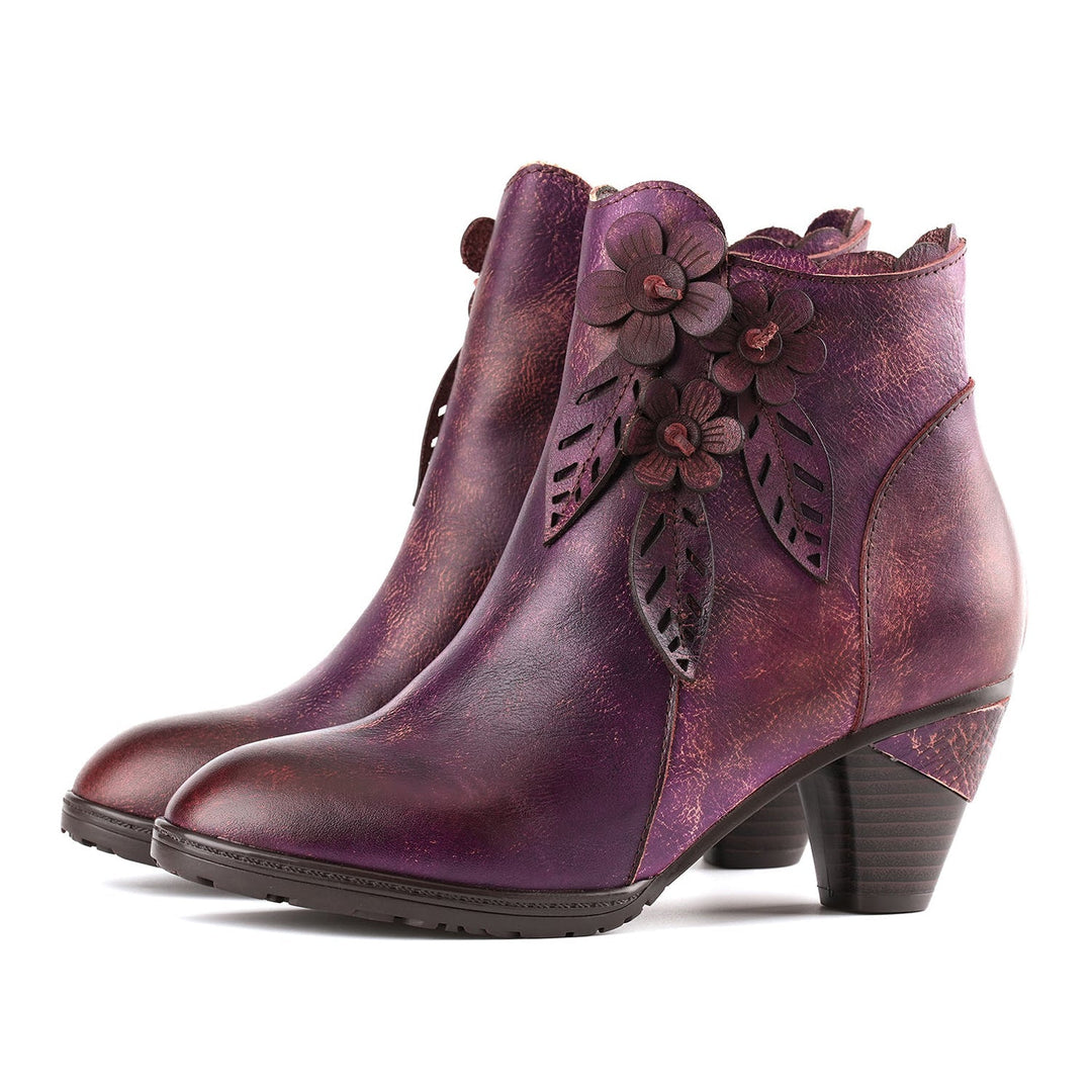 Estela — Botines Florales Artesanales