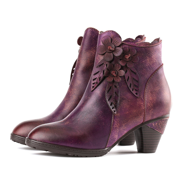 Estela — Botines Florales Artesanales