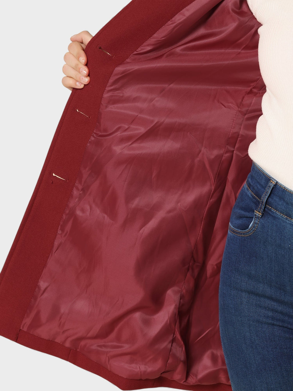 Raquel™ | Trench de invierno de botones simples