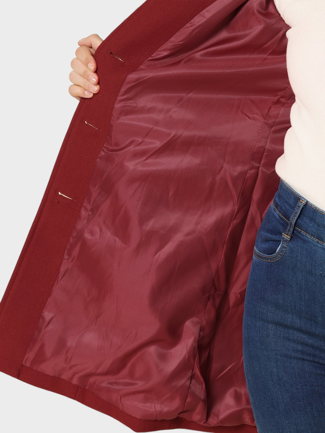 Raquel™ | Trench de invierno de botones simples