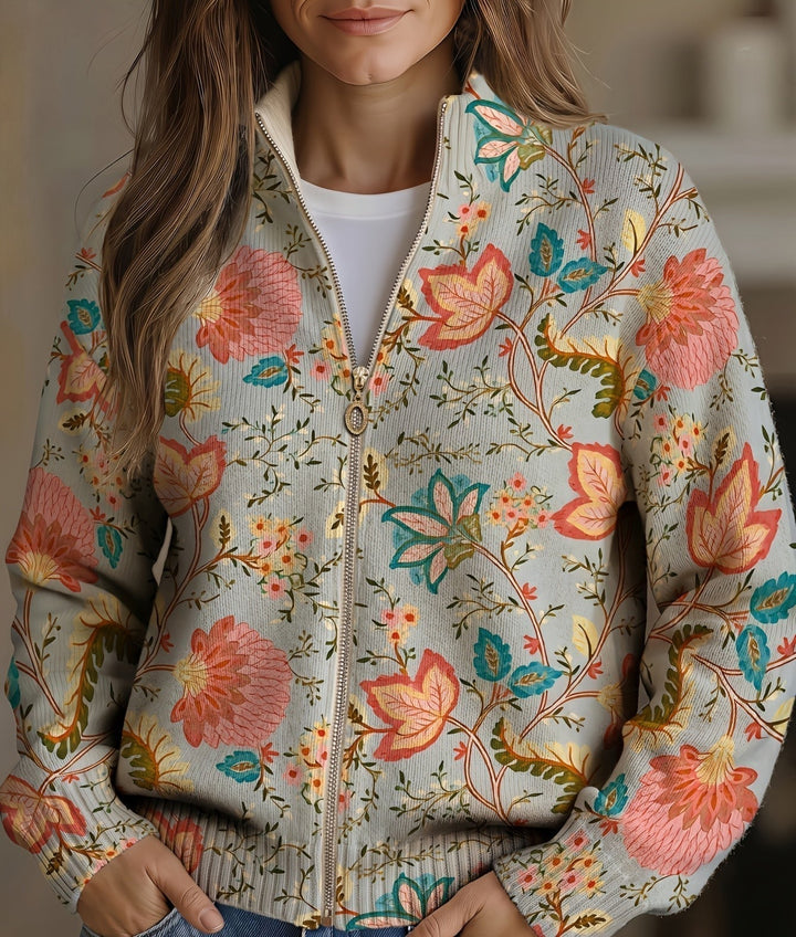 Xanthe™ | Estampado Retro de Flores de Jardín
